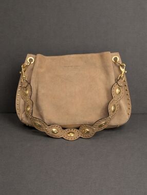 Aimee Kestenberg Roma Shoulder Bag with Gold Accents